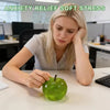 Apple Soft Fidget Toys,Stress Relief Toy, Green Apple Squishy, Squishy Apple Slow Rising Fruit Squishies, Clear Cute Fruit Stress Ball for Adults, Cute Funny Desk Decor