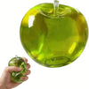 Apple Soft Fidget Toys,Stress Relief Toy, Green Apple Squishy, Squishy Apple Slow Rising Fruit Squishies, Clear Cute Fruit Stress Ball for Adults, Cute Funny Desk Decor